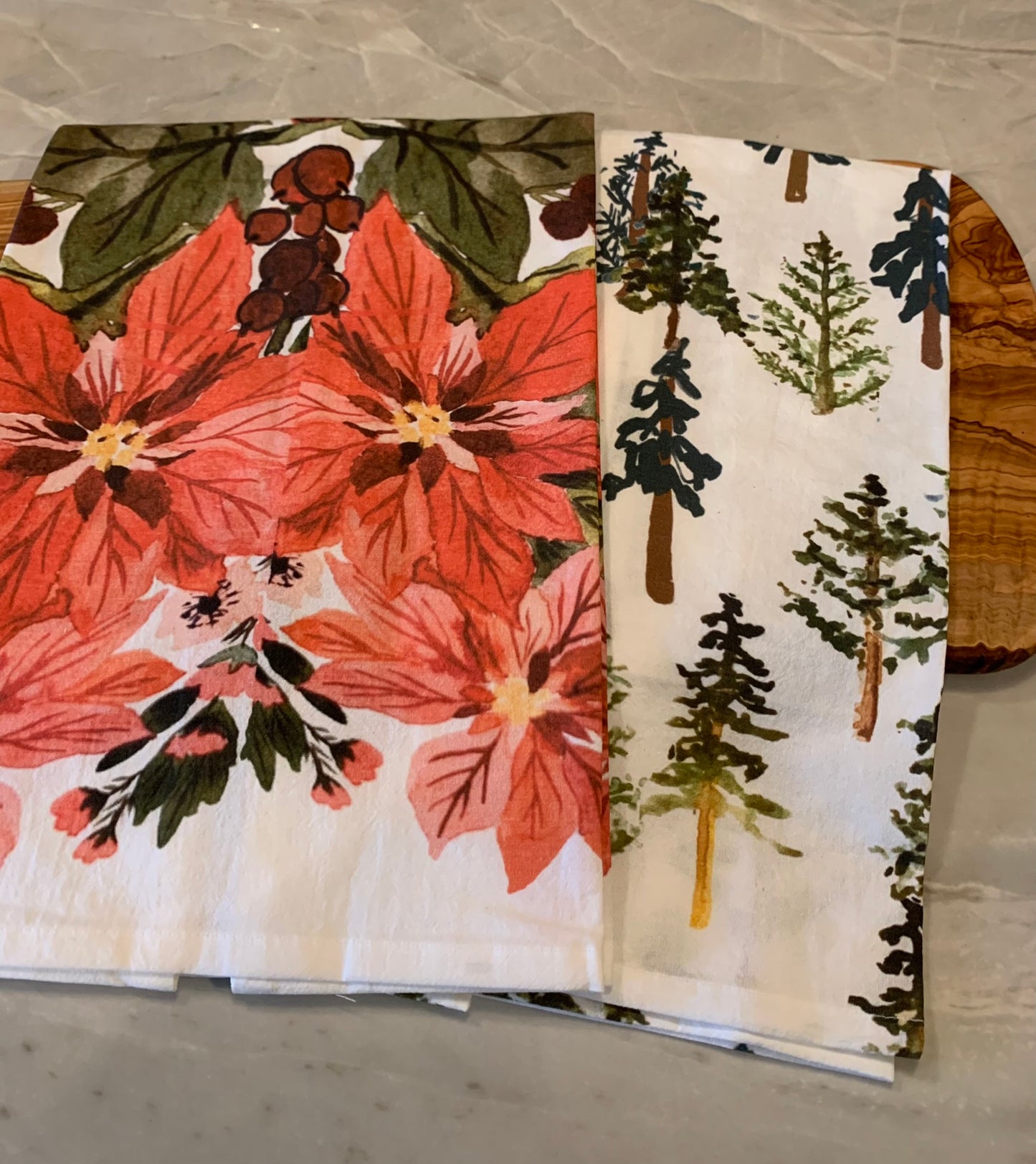 Tea Towel - Poinsettia