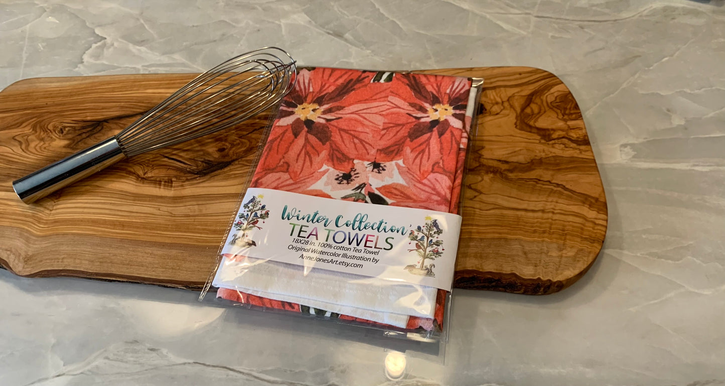 Tea Towel - Poinsettia