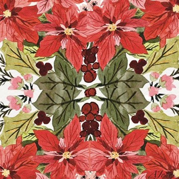 Tea Towel - Poinsettia
