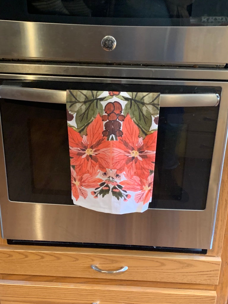 Tea Towel - Poinsettia