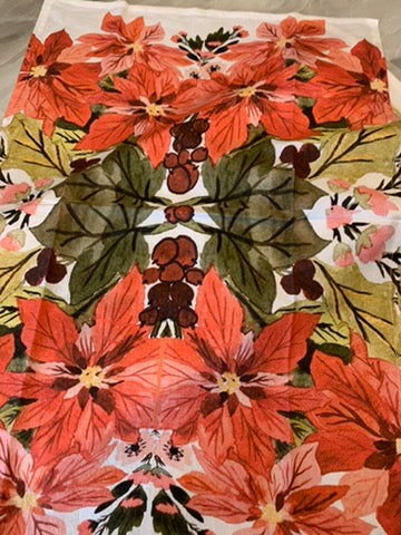 Tea Towel - Poinsettia