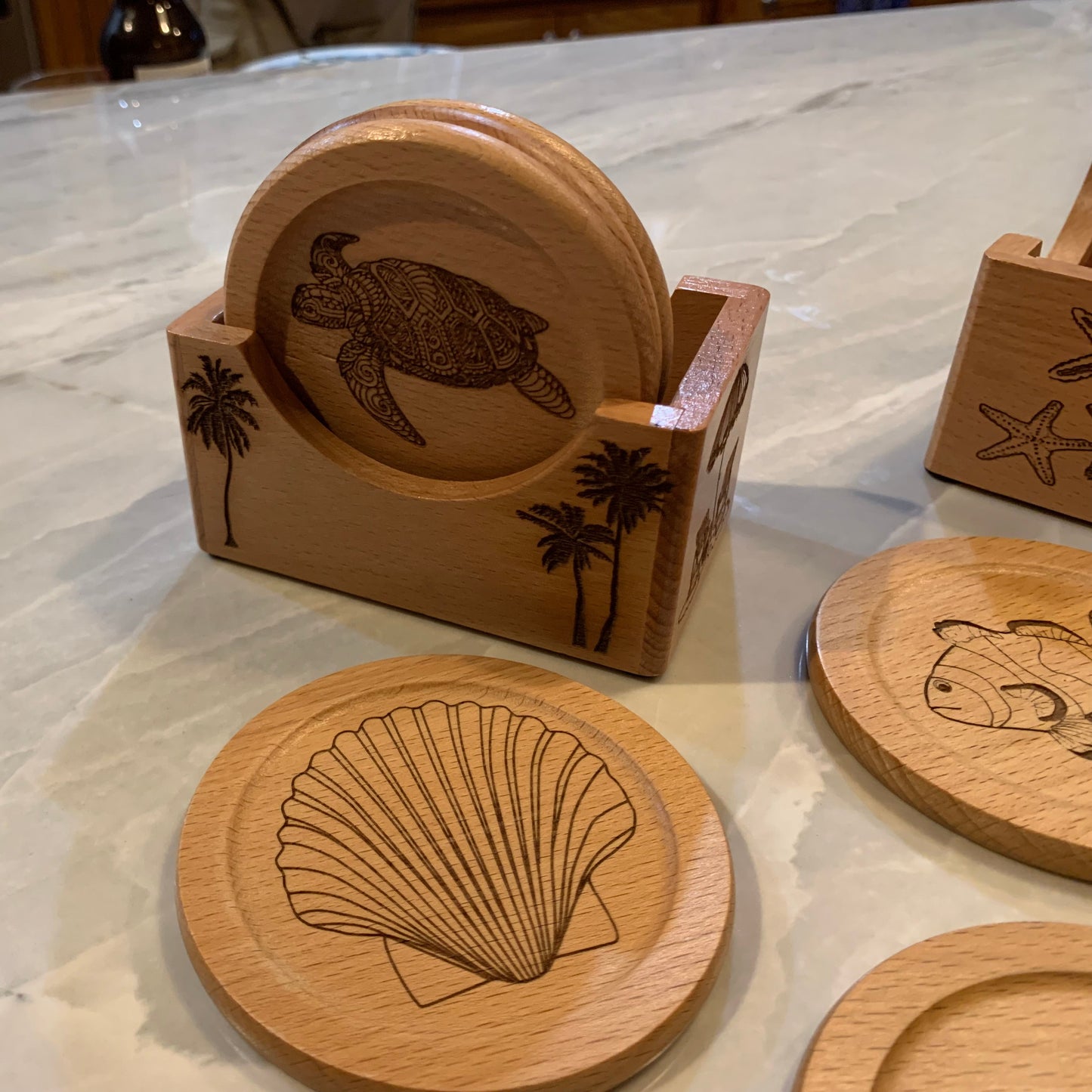 Coaster Set - Beach Theme