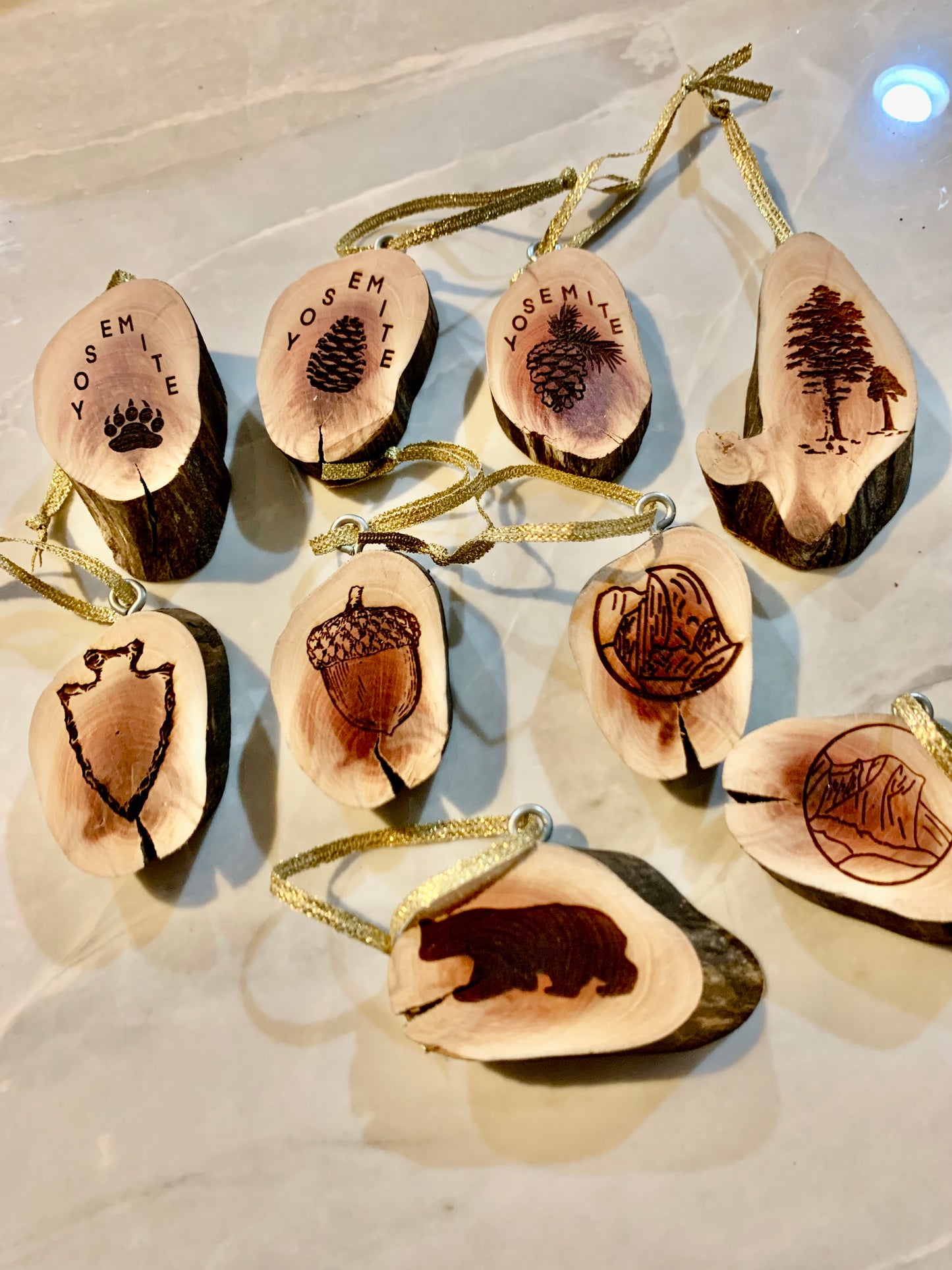 Manzanita YOSEMITE Ornaments