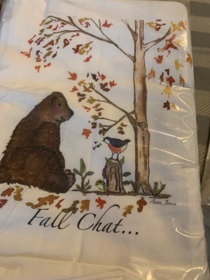 Tea Towel - Fall Chat… Friendly Bear