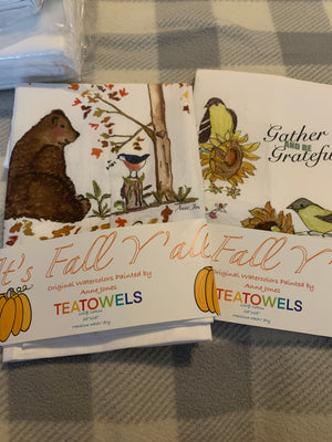Tea Towel - Fall Chat… Friendly Bear