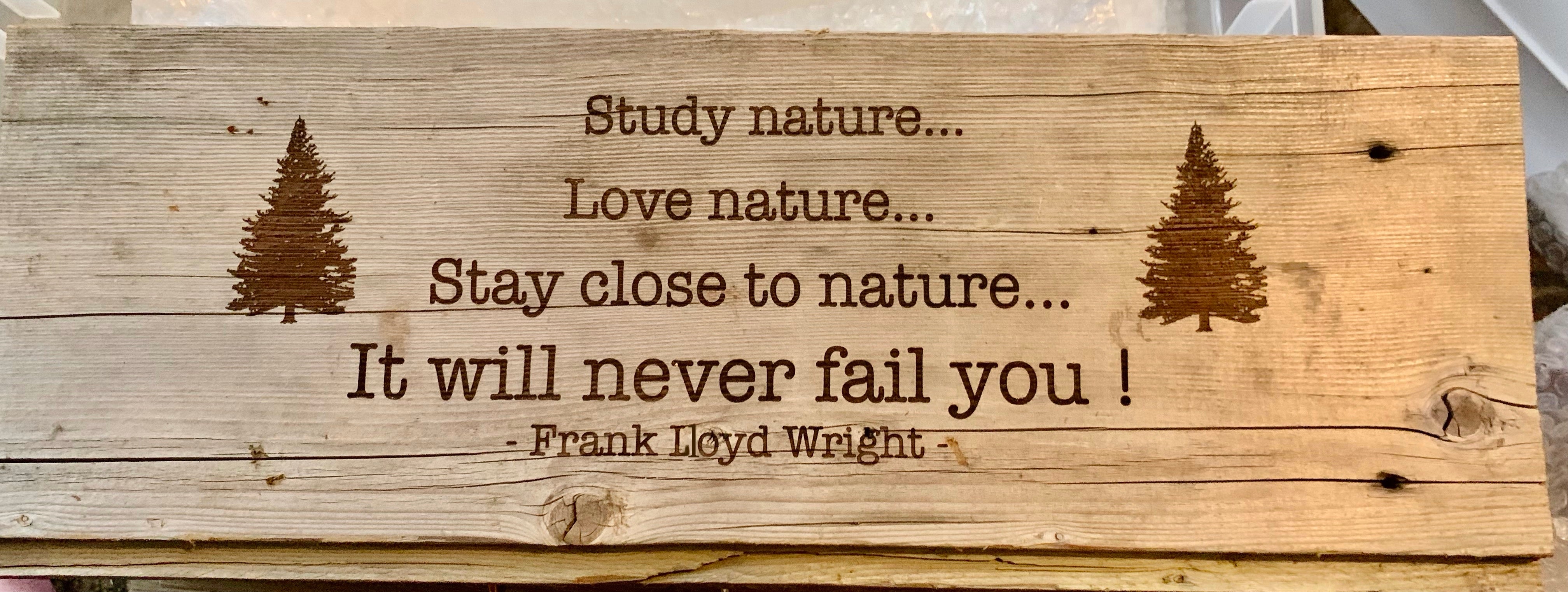Quote  Board - Frank Lloyd Wright