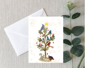 Greeting Cards - Wild Bird Tree