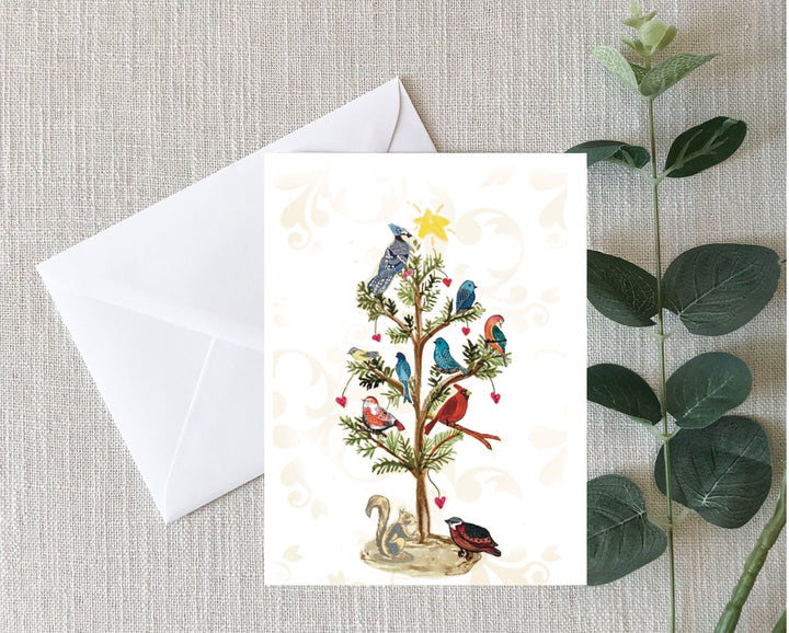 Greeting Cards - Wild Bird Tree