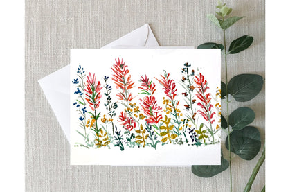 Greeting Cards - Indian Paintbrush