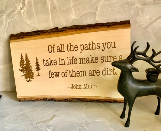 Quote Board - John Muir