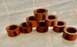 Napkins with Napkin Rings forest design