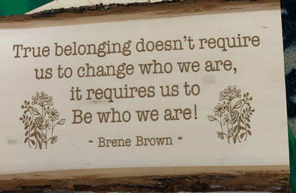 Quote Board - Brene Brown