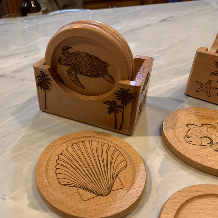 Coaster Set - Beach Theme