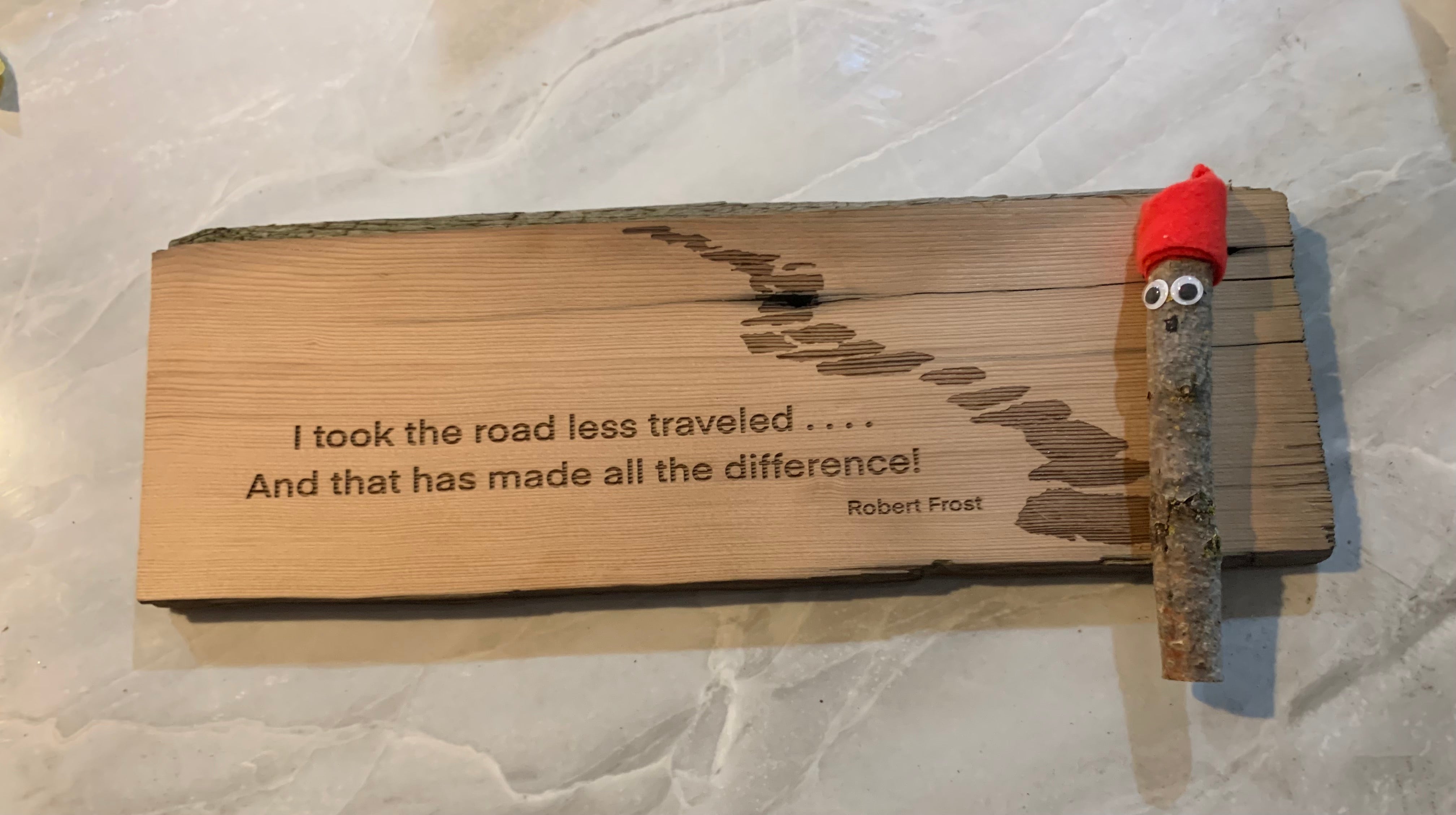 Quote Board - Robert Frost