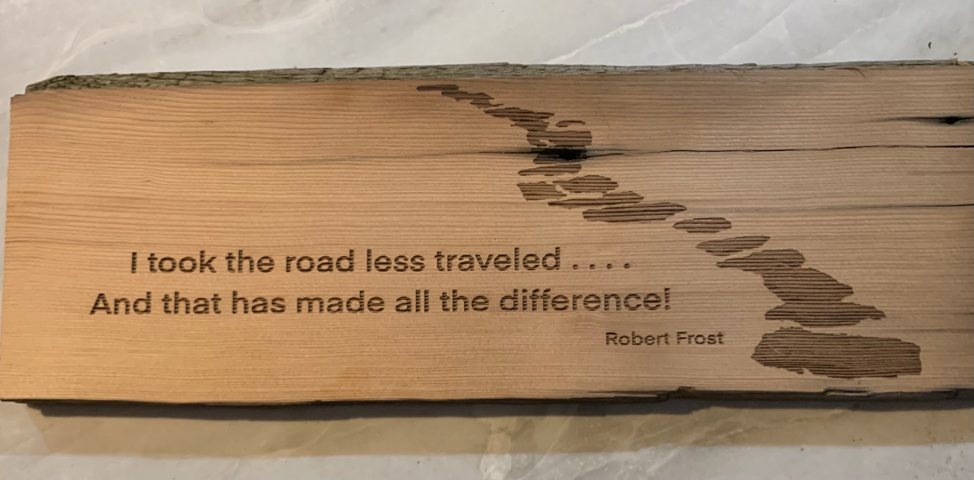 Quote Board - Robert Frost