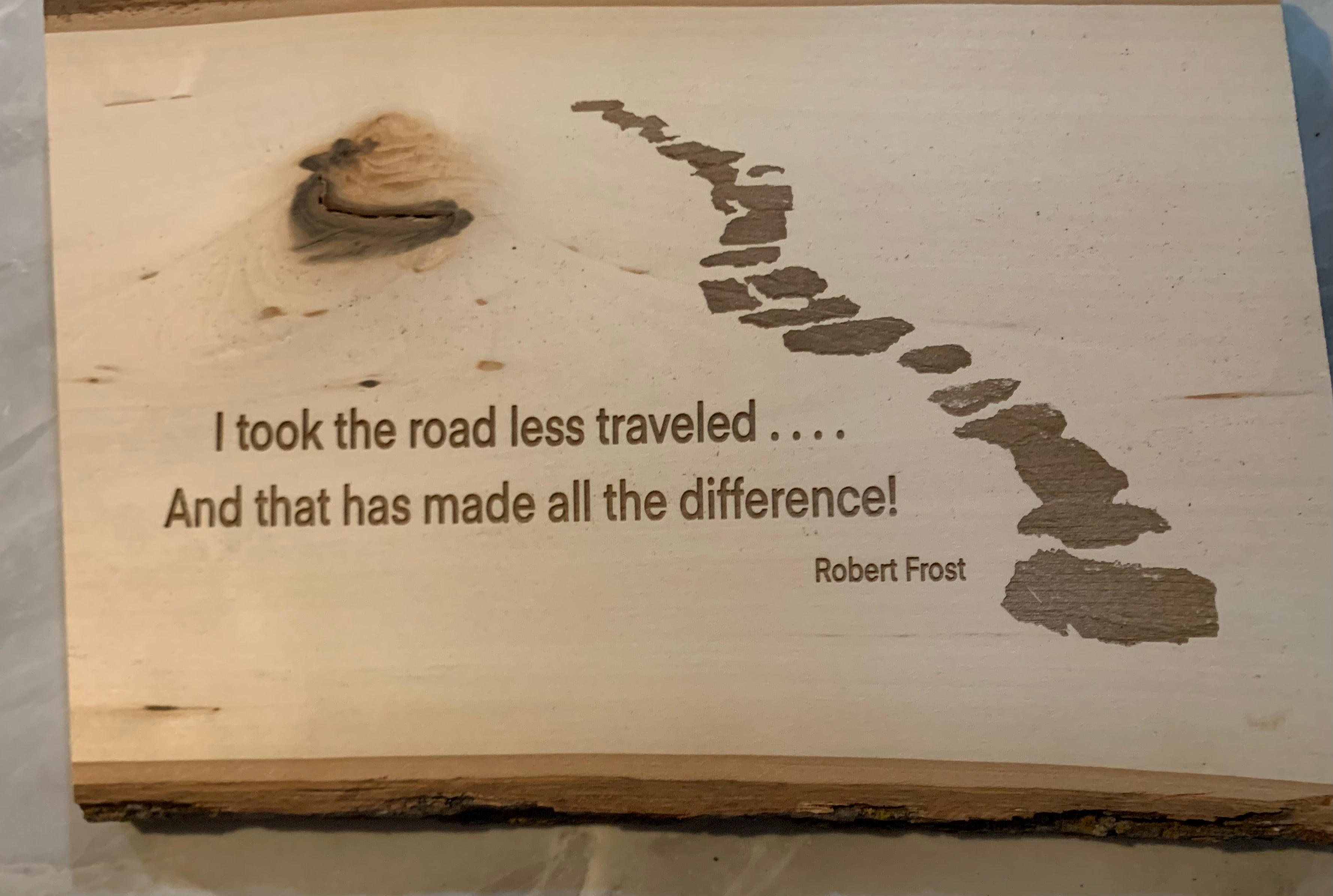 Quote Board - Robert Frost