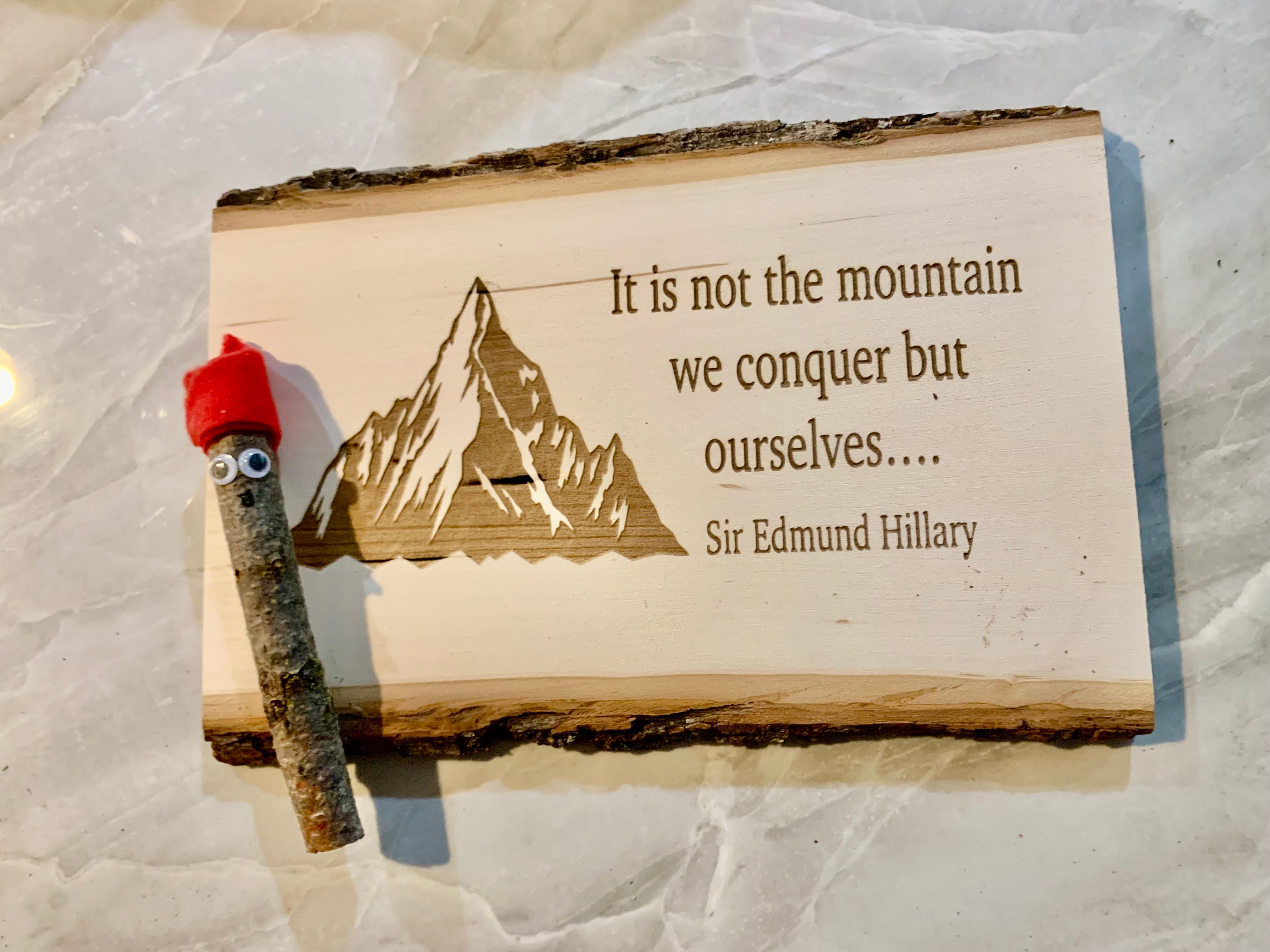 Quote Board - Sir Edmund Hillary