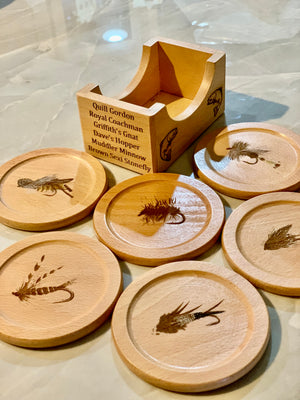 Coaster Set - Fly Fishing
