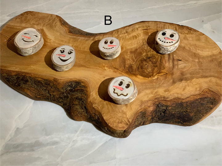 Magnets - Funny Snowman Faces