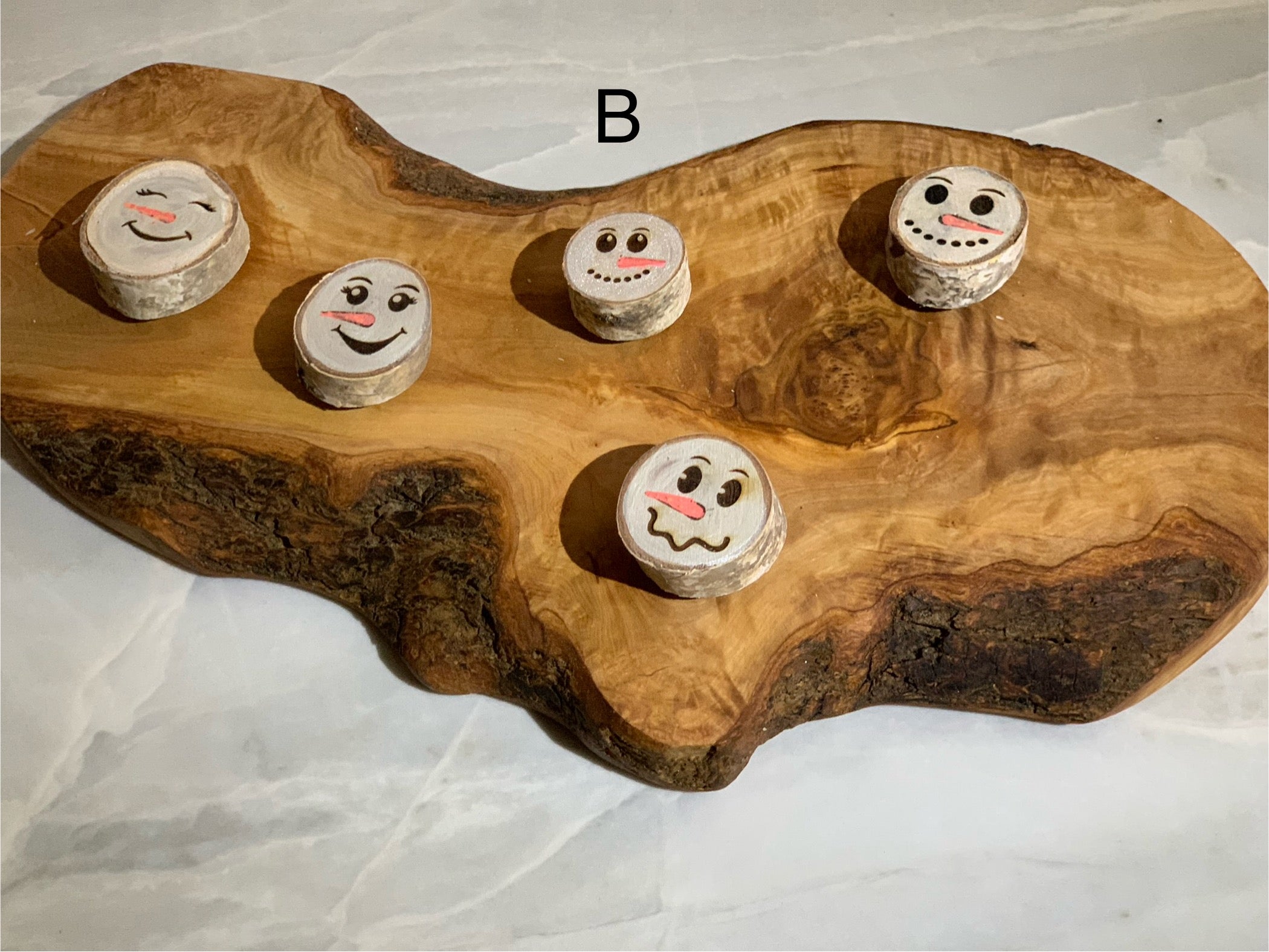 Magnets - Funny Snowman Faces