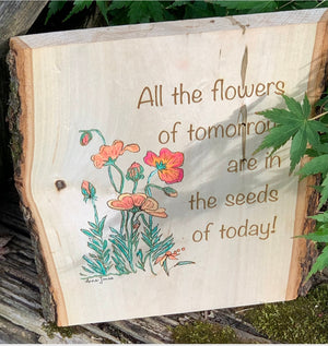 Quote Board - Wildflower designs