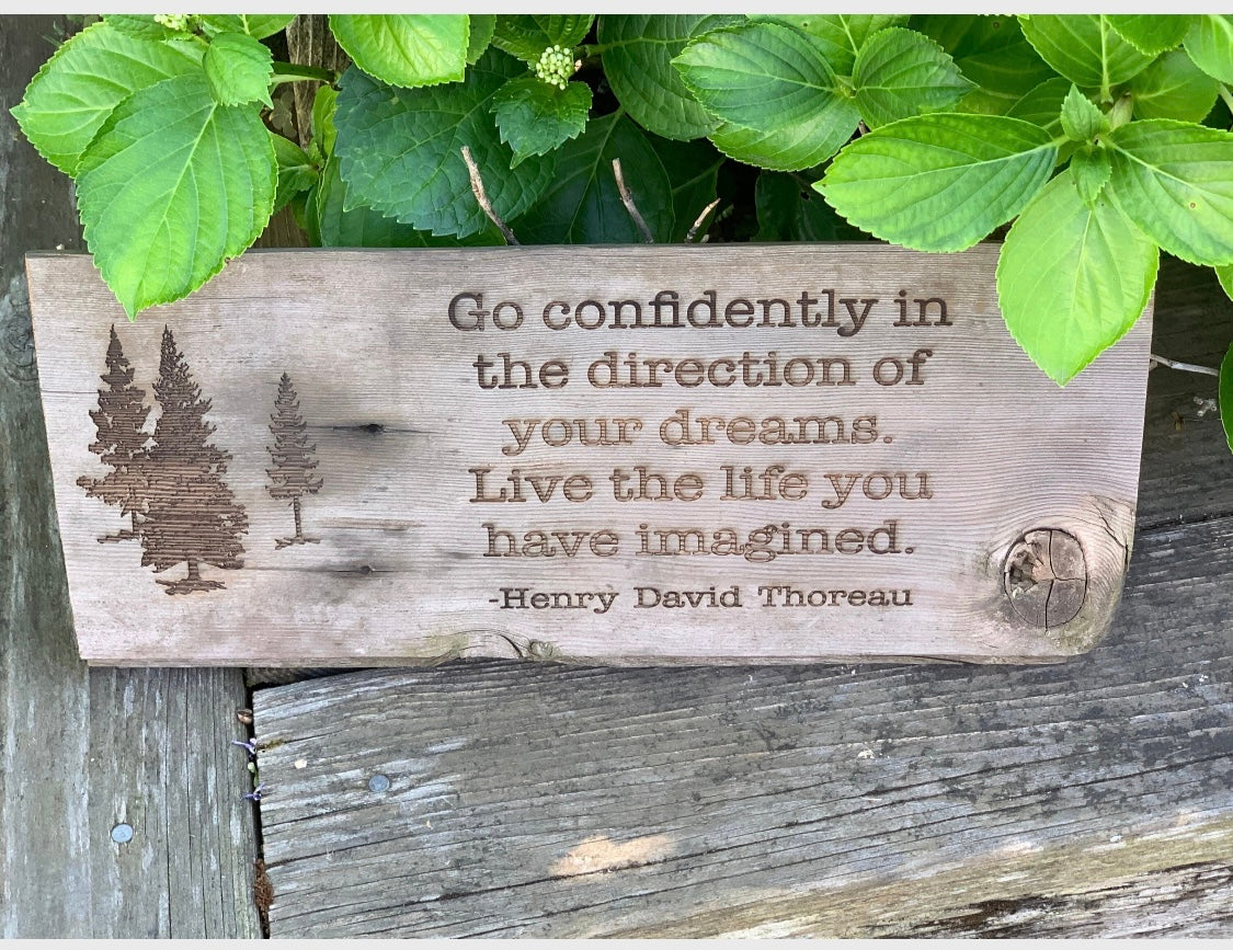 Quote Board - Henry David Thoreau
