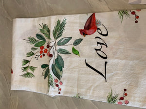 Love, Kindness, Hope, and Peace Tea Towel