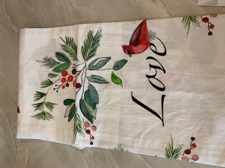 Love, Kindness, Hope, and Peace Tea Towel