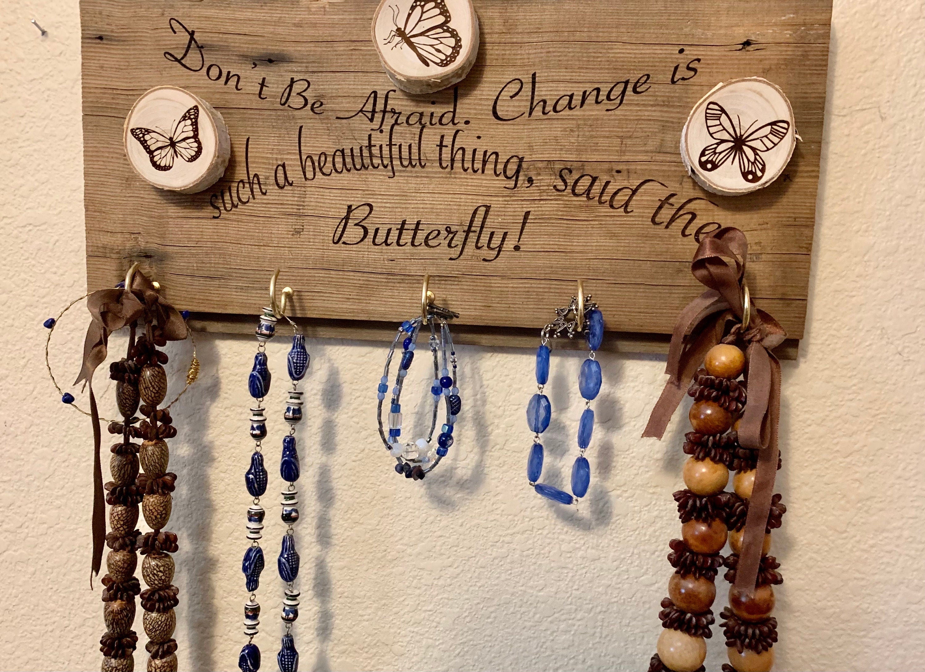 Butterfly Wall Art jewelry holder mug holder