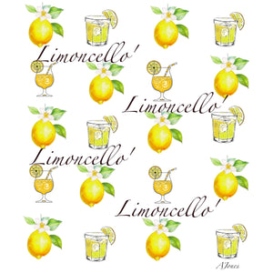 Limoncello design
 original water color by Anne
5x5” heavy card stock
blank inside for your own message
