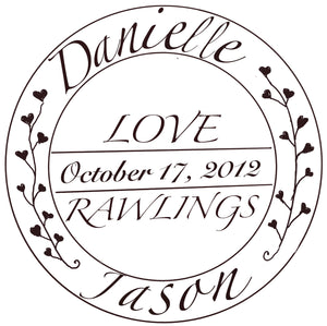 Another example of a design using two Last Names