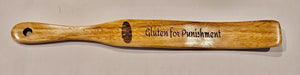 Acacia Wood Spurtle: Engraved Sourdough Baking Utensil for Bakers