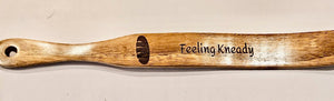 Acacia Wood Spurtle: Engraved Sourdough Baking Utensil for Bakers
