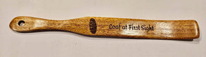 Acacia Wood Spurtle: Engraved Sourdough Baking Utensil for Bakers