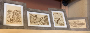 Etchings of Yosemite