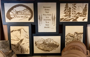 Etchings of Yosemite