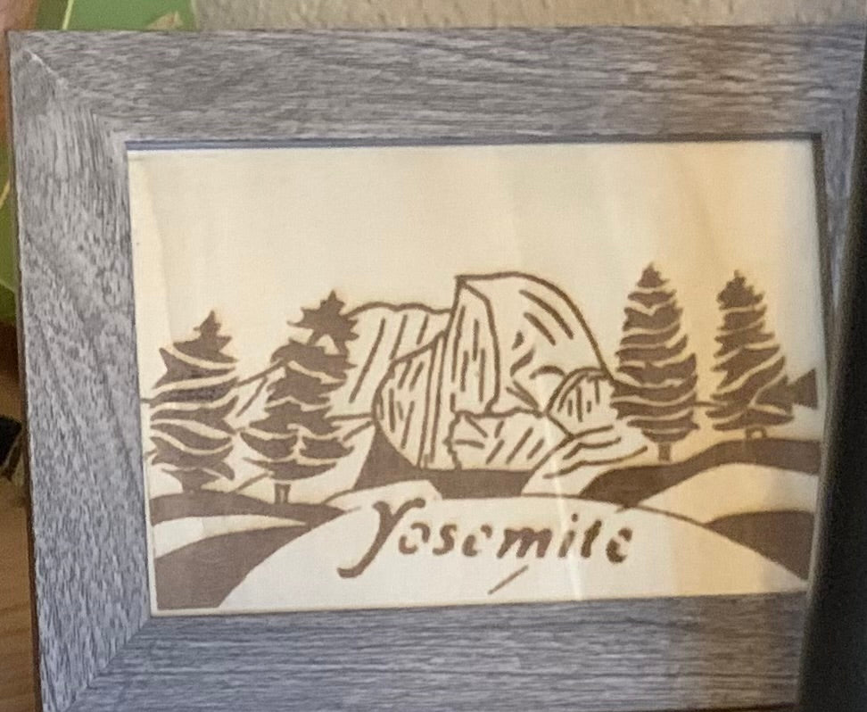 Etchings of Yosemite