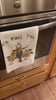 Tea Towel.    Hand-Painted Scarecrow : Fall Kitchen Decor